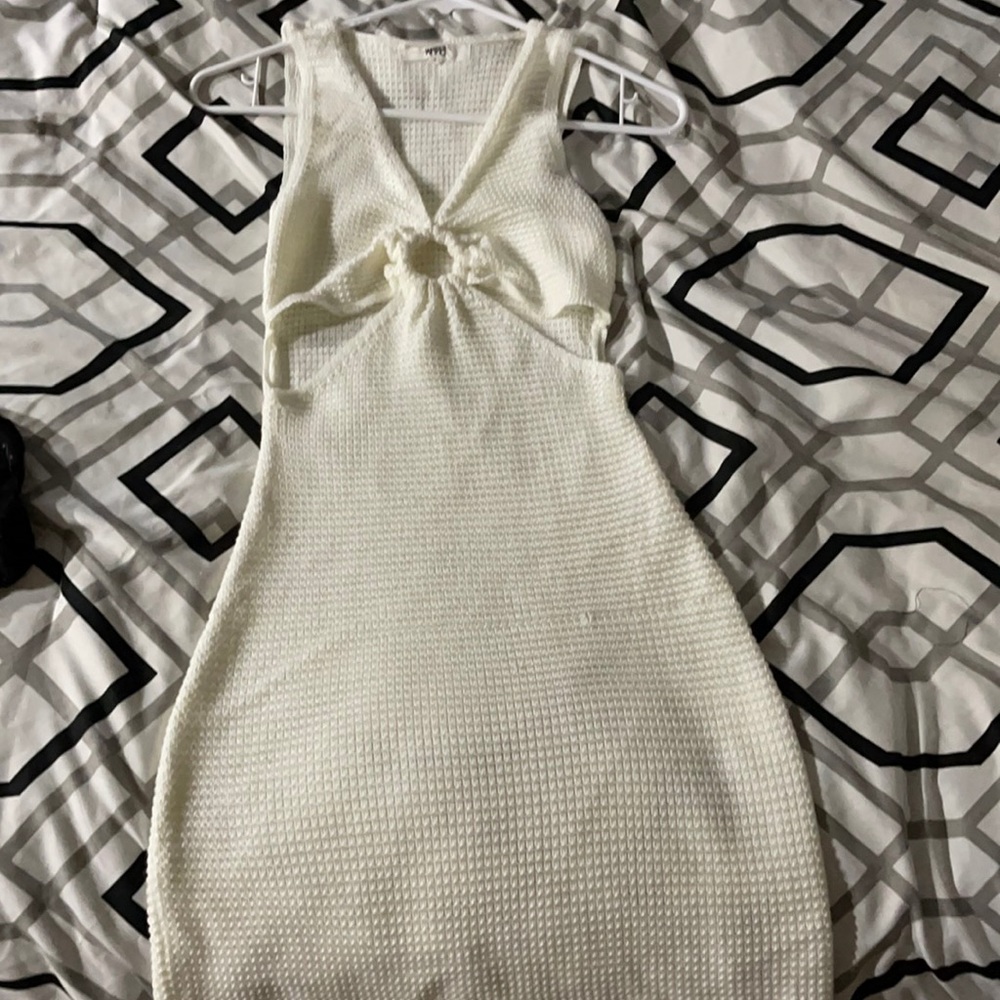 Cut Out Knitted Dress